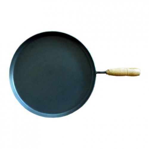 Iron Pan - Dosa / Chapati Pan with Wooden Handle